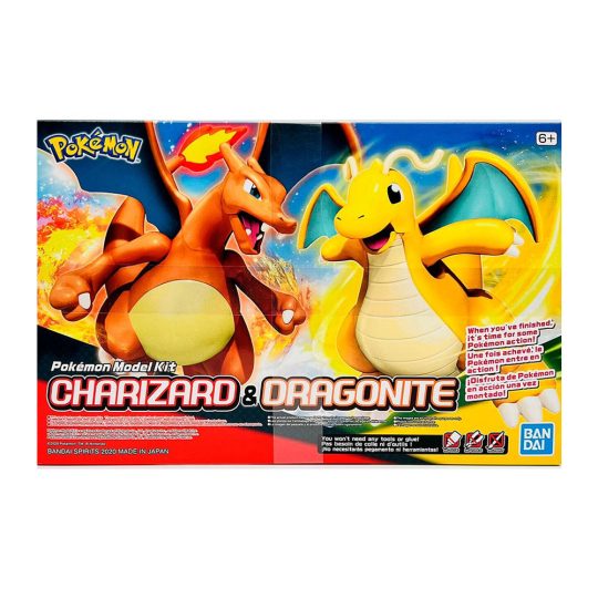 CHARIZARD/DRAGONITE POKEMON MODEL KIT - XtremePlay Colombia