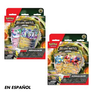 CARTAS DE POKEMON TCG MIRAIDON/KORAIDON EX DELUXE BATTLE DECK SPA