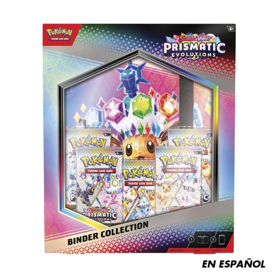CARTAS DE POKEMON TCG SCARLET AND VIOLET-PRISMATIC EVOLUTIONS-BINDER COLLECTION SPA