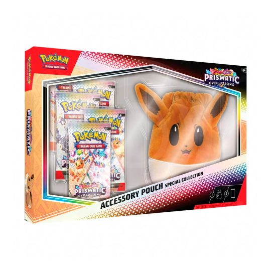 CARTAS DE POKEMON TCG SCARLET AND VIOLET-PRISMATIC EVOLUTIONS-ACCSPASORY POUCH SPECIAL COLLECTION ENG