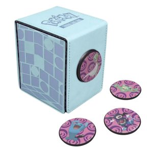 CAJA DE CARTAS POKEMON ALCOVE 4 CLICK-GALERIA DE ARTE CUARTO TRUCO