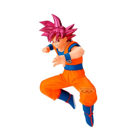 FIGURA COLECCIONABLE DE DRAGON BALL SUPER MATCH MAKERS SUPER SAIYAN GOD SON GOKU VS BEERUS