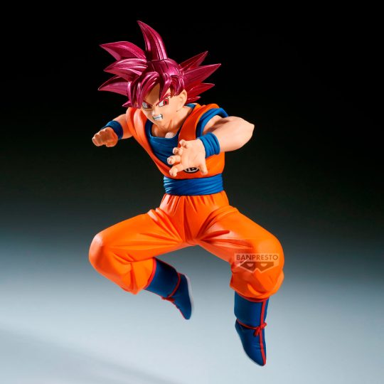 FIGURA COLECCIONABLE DE DRAGON BALL SUPER MATCH MAKERS SUPER SAIYAN GOD SON GOKU VS BEERUS