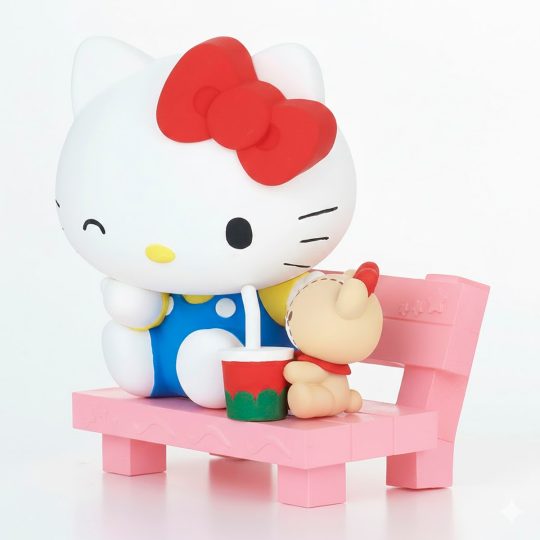 FIGURA COLECCIONABLE DE SANRIO NAKAYOSHI MEMORIES A HELLO KITTY