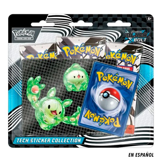 CARTAS DE POKEMON TCG SV BLACK BOLT TECH STICKER COLLECTION SPA