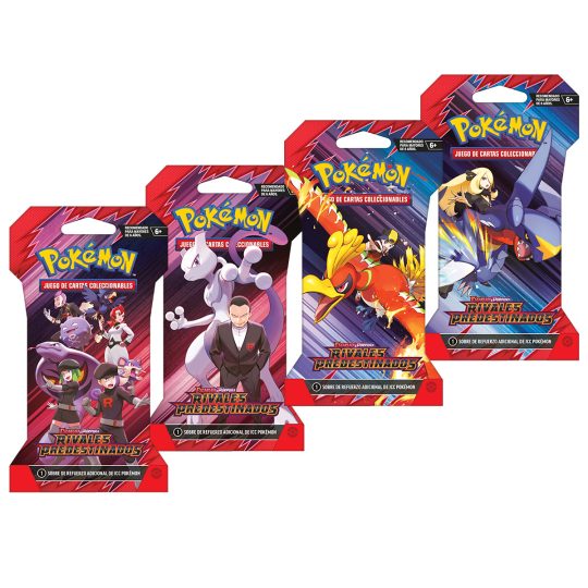 CARTAS DE POKEMON TCG SV DESTINED RIVALS SLEEVED BOOSTER SPA