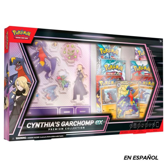 CARTAS DE POKEMON TCG CYNTHIA GARCHOMP EX PREMIUM COLLECTION SPA