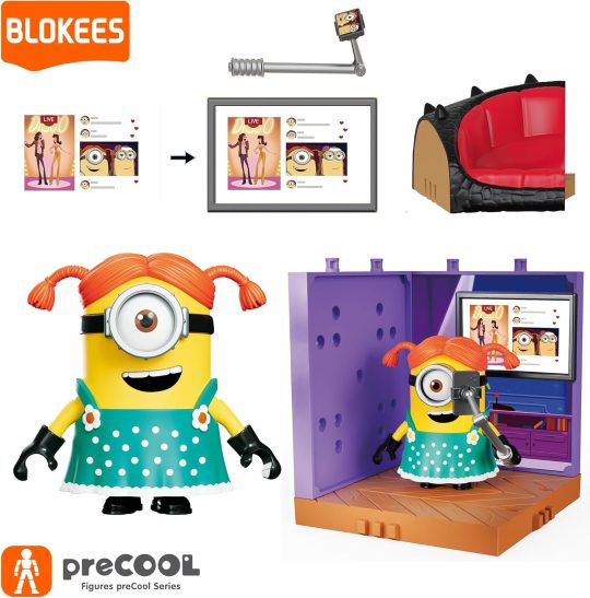 MODEL KIT DE BLOKEES MINIONS PRECOOL 02 CARL STREAMER - XtremePlay Colombia