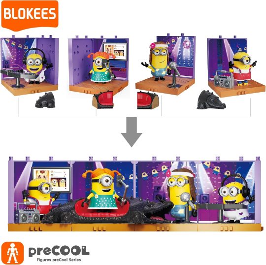 MODEL KIT DE BLOKEES MINIONS PRECOOL 02 KEVIN SINGER - XtremePlay Colombia