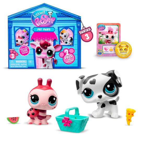 JUGUETES COLECCIONABLES DE LITTLEST PET SHOP PET PAIRS 2 PACK ASSORTMENT WAVE 3 - SURTIDO