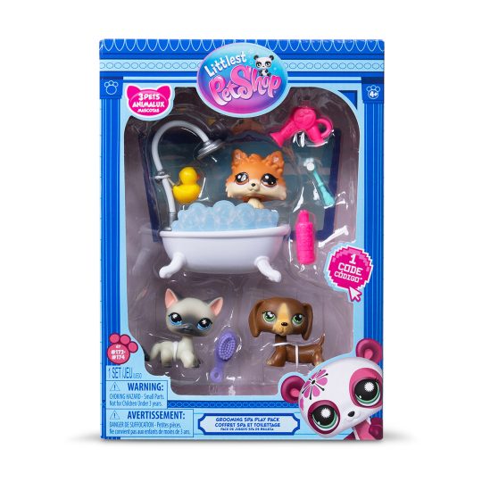 JUGUETES COLECCIONABLES DE LITTLEST PET SHOP GROOMING SPA THEMED PLAY PACK