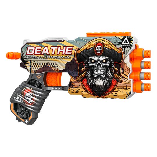 JUGUETE PISTOLA DE 12 DARDOS-DEATHE
