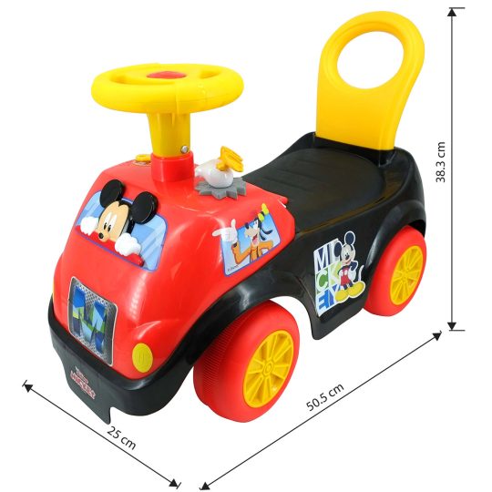 VEHICULOS MONTABLES PARA NIÑOS MICKEY AVENTURERO LUCES Y SONIDOS