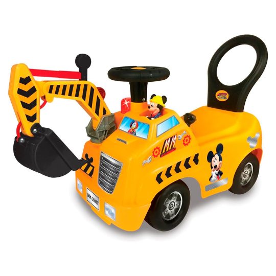 VEHICULOS MONTABLES PARA NIÑOS GRÚA CONSTRUCTORA DE MICKEY