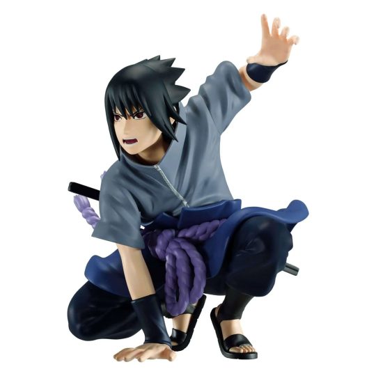FIGURA COLECCIONABLE DE NARUTO SHIPPUDEN PANEL SPECTACLE SASUKE