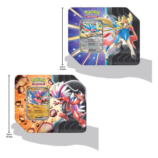 CARTAS DE POKEMON TCG SLASHING LEGENDS TIN ENG