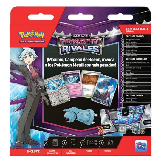 CARTAS DE POKEMON TCG RIVAL BATTLE DECK MARNIE/STEVEN SPA
