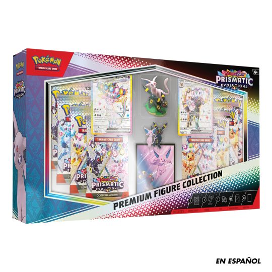 CARTAS DE POKEMON TCG SCARLET/VIOLET PRISM EVOL PREMIUM FIG COL SPA