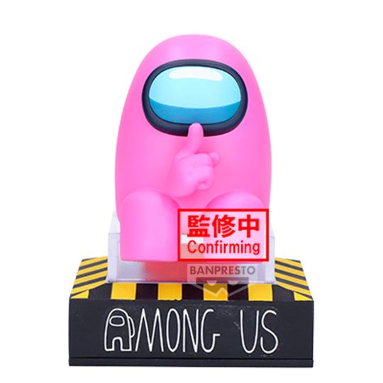 FIGURA BANDAI BANPRESTO AMONG US MONITOR TOP FIGZ VOL 1 D PINK