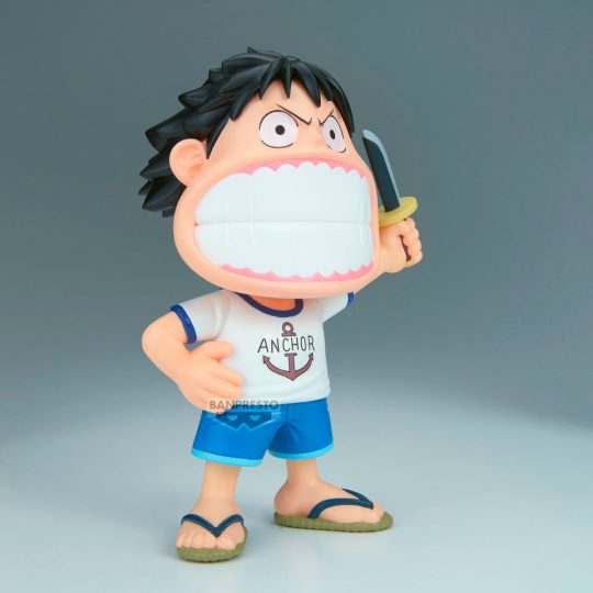 FIGURA BANDAI BANPRESTO ONE PIECE BIG SOFVIMATES MONKEY D LUFFY