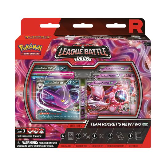 CARTAS DE POKEMON TCG TEAM ROCKET MEWTWO EX LEAGUE BATTLE DECK ENG