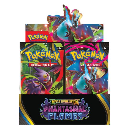 CARTAS DE POKEMON TCG MEGA EVOLUTIONS PHANTASMAL FLAMES BOOSTER SPA