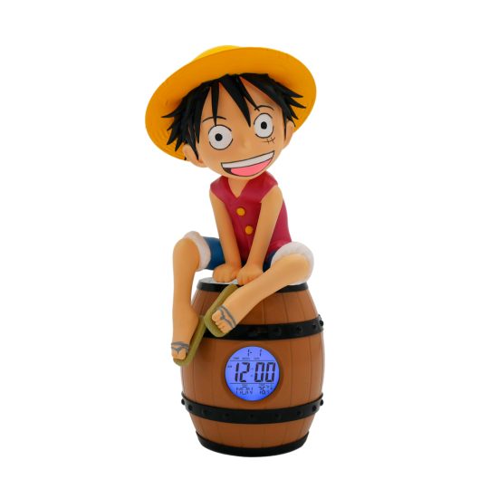 RELOJ DESPERTADOR DE LUFFY EN BARRIL