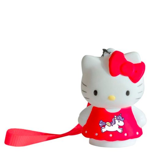 LUZ PORTATIL DE HELLO KITTY UNICORNIO CON LUZ Y CORREA DE MANO