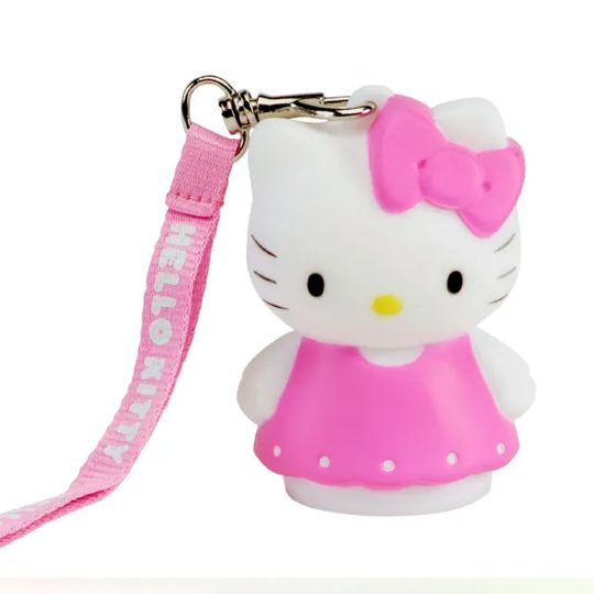LUZ PORTATIL DE HELLO KITTY CON VESTIDO-LUZ Y CORREA DE MANO