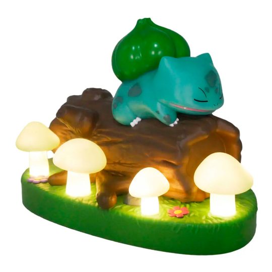LUZ PORTATIL DE BULBASAUR CON ESCENA ILUMINADA