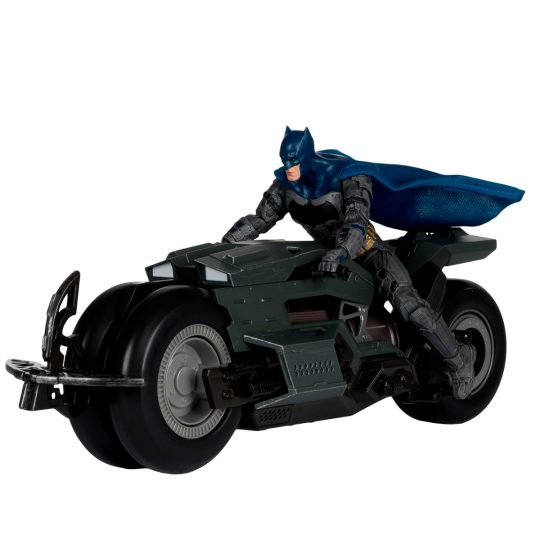 FIGURAS MCFARLANE DC MULTIVERSE VEHICLES BAT-CYCLE CON BATMAN - FLASH MOVIE