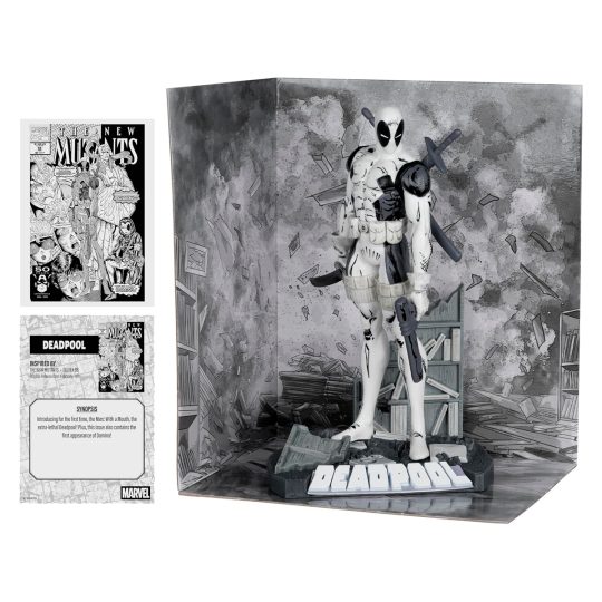 FIGURAS MCFARLANE MARVEL 1/10TH DEADPOOL NEW MUTANTS 98 LINE ART - XtremePlay Colombia