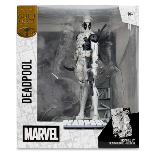FIGURAS MCFARLANE MARVEL 1/10TH DEADPOOL NEW MUTANTS 98 LINE ART - XtremePlay Colombia