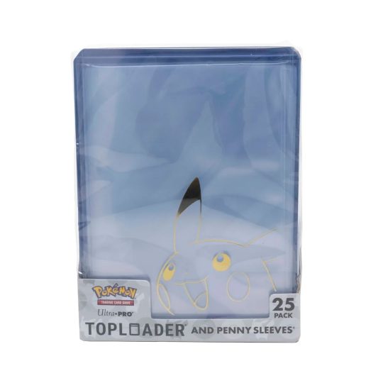 SET DE 25 PROTECTORES PIKACHU PARA CARTAS POKEMON-RIGIDOS Y BLANDOS