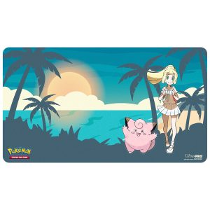 TAPETE DE JUEGO PLAYMAT LILLIE Y CLEFAIRY PARA POKEMON TCG