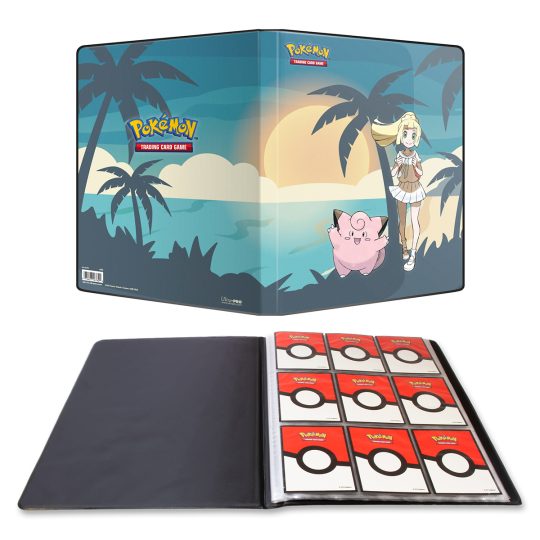 PORTAFOLIO 9 BOLSILLOS LILLIE Y CLEFAIRY PARA POKEMON TCG