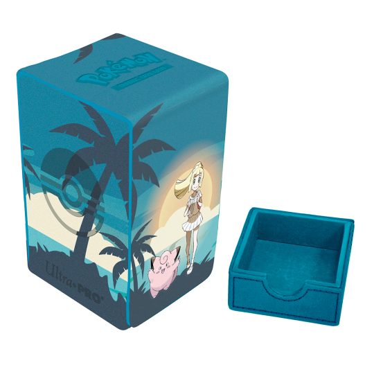 PORTA MAZO ALCOVE TOWER LILLIE Y CLEFAIRY PARA POKEMON TCG