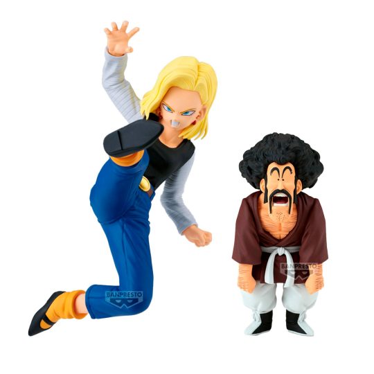 FIGURA BANDAI DRAGON BALL Z MATCH MAKERS ANDROID 18 VS SATAN - XtremePlay Colombia