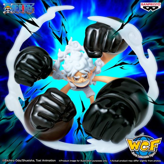 FIGURA BANDAI ONE PIECE WCF MONKEY D LUFFY GEAR5 DAWN GATLING - XtremePlay Colombia