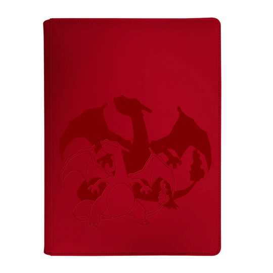 PORTAFOLIO PRO CON CREMALLERA DE 9 BOLSILLOS ELITE SERIES: CHARIZARD - XtremePlay Colombia