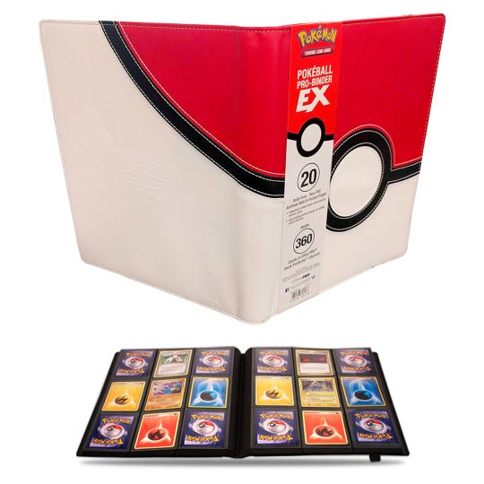 PORTAFOLIO PRO PREMIUM DE 9 BOLSILLOS POKE BALL - XtremePlay Colombia