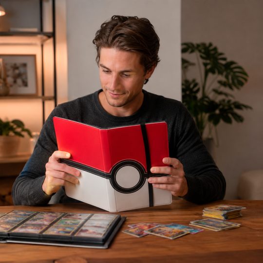 PORTAFOLIO PRO PREMIUM DE 9 BOLSILLOS POKE BALL - XtremePlay Colombia