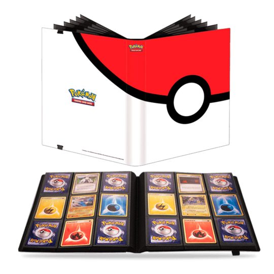 BINDER PRO POKÉMON - POKÉ BALL VISTA COMPLETA 9 BOLSILLOS - XtremePlay Colombia