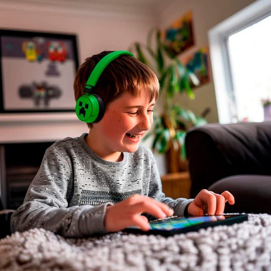 AUDIFONOS INALAMBRICOS MINECRAFT CREEPER VERDE - XtremePlay Colombia