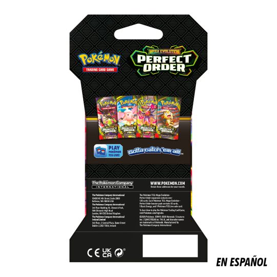 CARTAS POKEMON TCG MEGA EVOLUT-PERFECT ORDER-SLEEVED BOOSTER SPA - XtremePlay Colombia