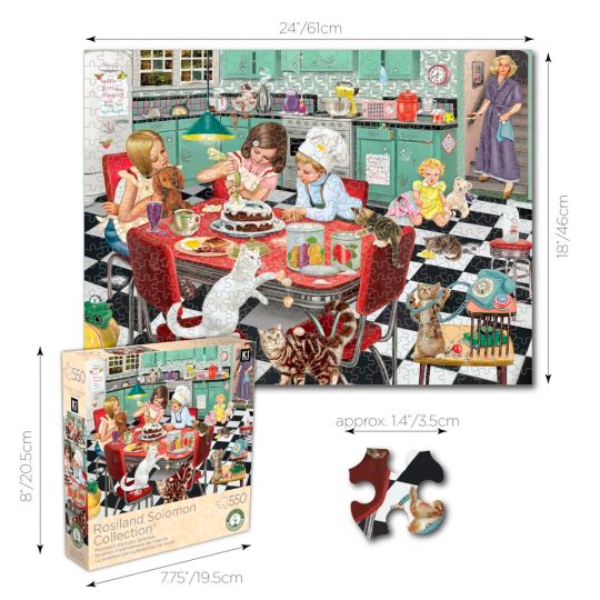 ROMPECABEZAS 550 PCS ROSILAND SOLOMON SORPRESA DE CUMPLEAÑOS DE MAMA - XtremePlay Colombia