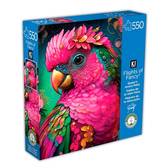 ROMPECABEZAS 550 PCS ROMANTZART AVIARIO DE LA REINA - PETRA - XtremePlay Colombia