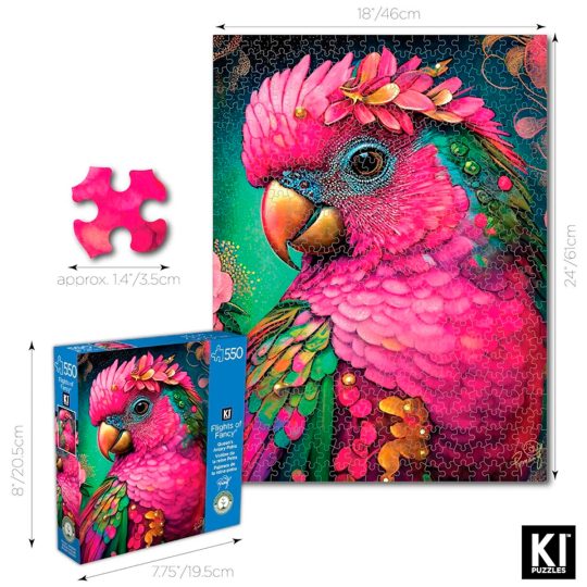 ROMPECABEZAS 550 PCS ROMANTZART AVIARIO DE LA REINA - PETRA - XtremePlay Colombia