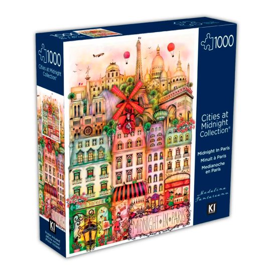 ROMPECABEZAS 1000 PCS MADALINA TANTAREANU MEDIANOCHE EN PARIS - XtremePlay Colombia