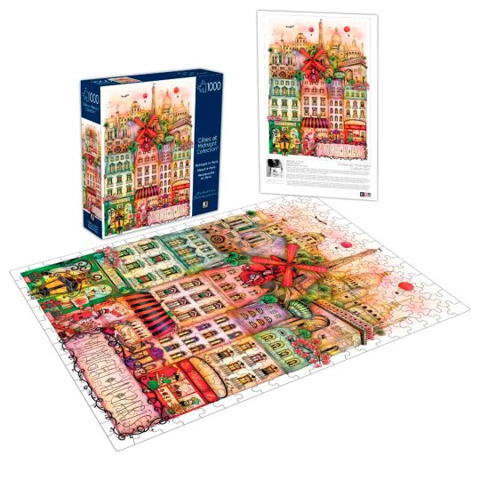 ROMPECABEZAS 1000 PCS MADALINA TANTAREANU MEDIANOCHE EN PARIS - XtremePlay Colombia